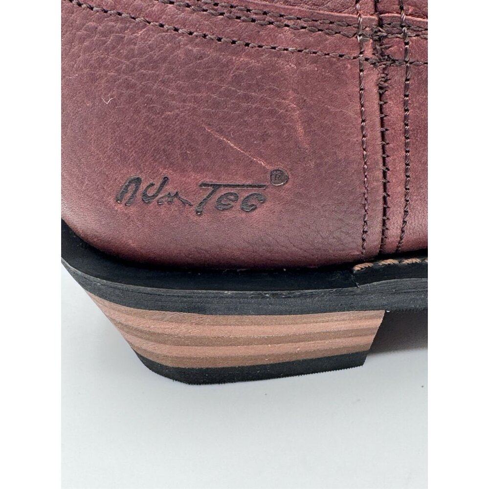 Adtec Men's Ranch Wellington Western Work Boots Brow Genuine Leather 11 M New - Picture 4 of 16